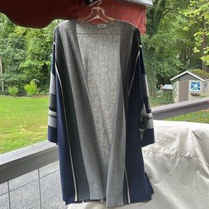 Multi color long cardigan